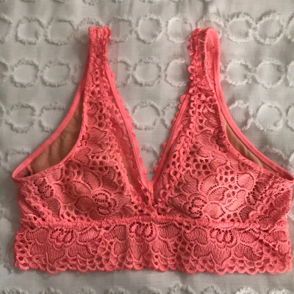 Aerie pink lace bralette - Picture 2 of 2